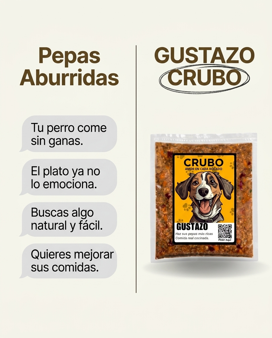 Problema: tu perro no come como debería. Solución: algo real en el plato.